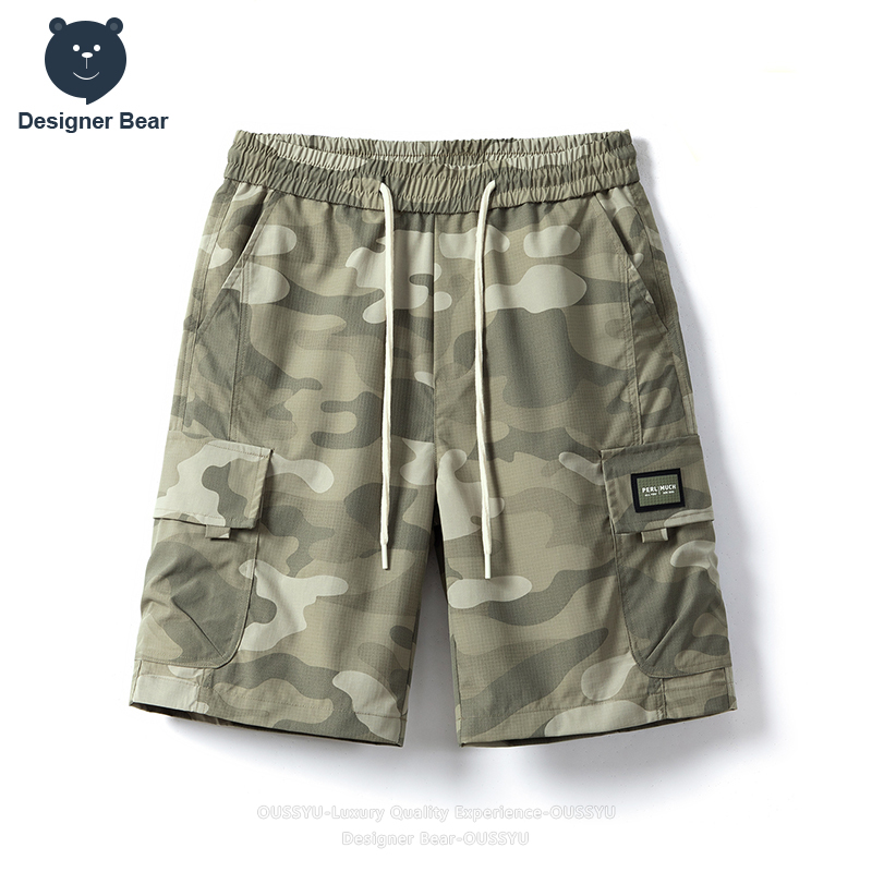Streetwear Clothing Brand - Brand Clothing Summer Cargo Camo Shorts