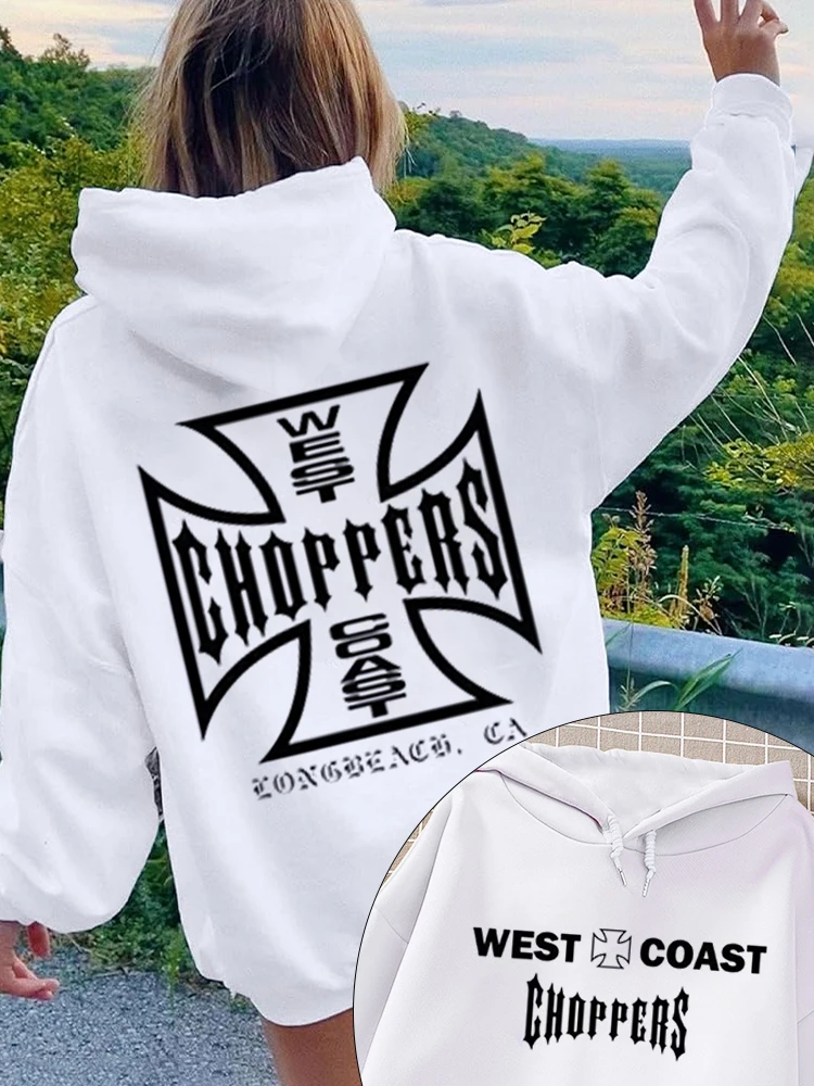 Streetwear Clothing Brand - West Coast Choppers Cross Logo Graphic