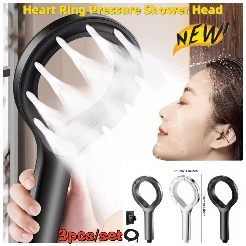 Novel Heart Ring Shower Head H - Chrome Hearts Ring review and price