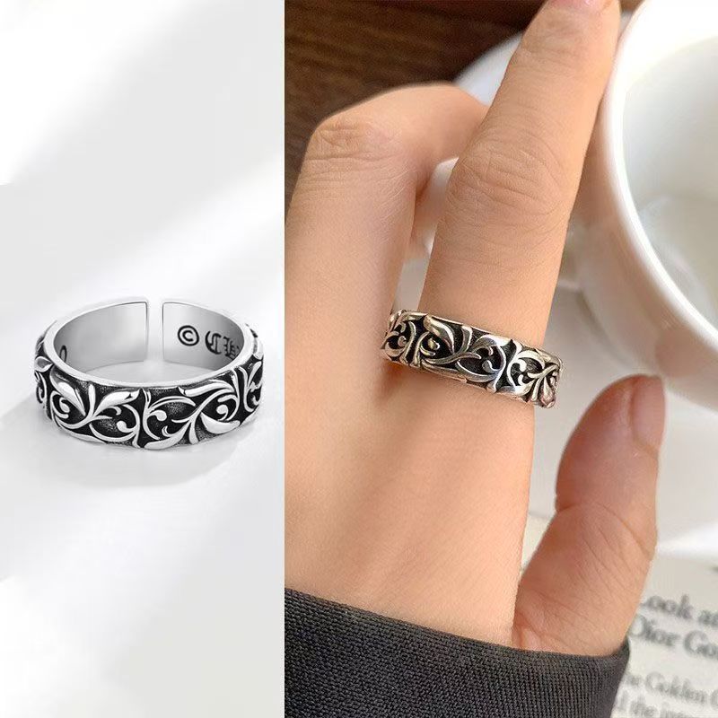Retro Eternal Vine Rings Silve - Chrome Hearts Ring review and price