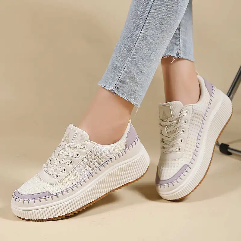 Brown Shoes Woman Flats Autumn - Streetwear Brand Global review and price