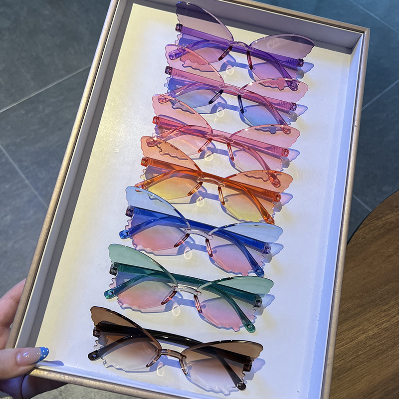 Vintage Rimless Butterfly Shap - Streetwear Brand With Butterfly review and price
