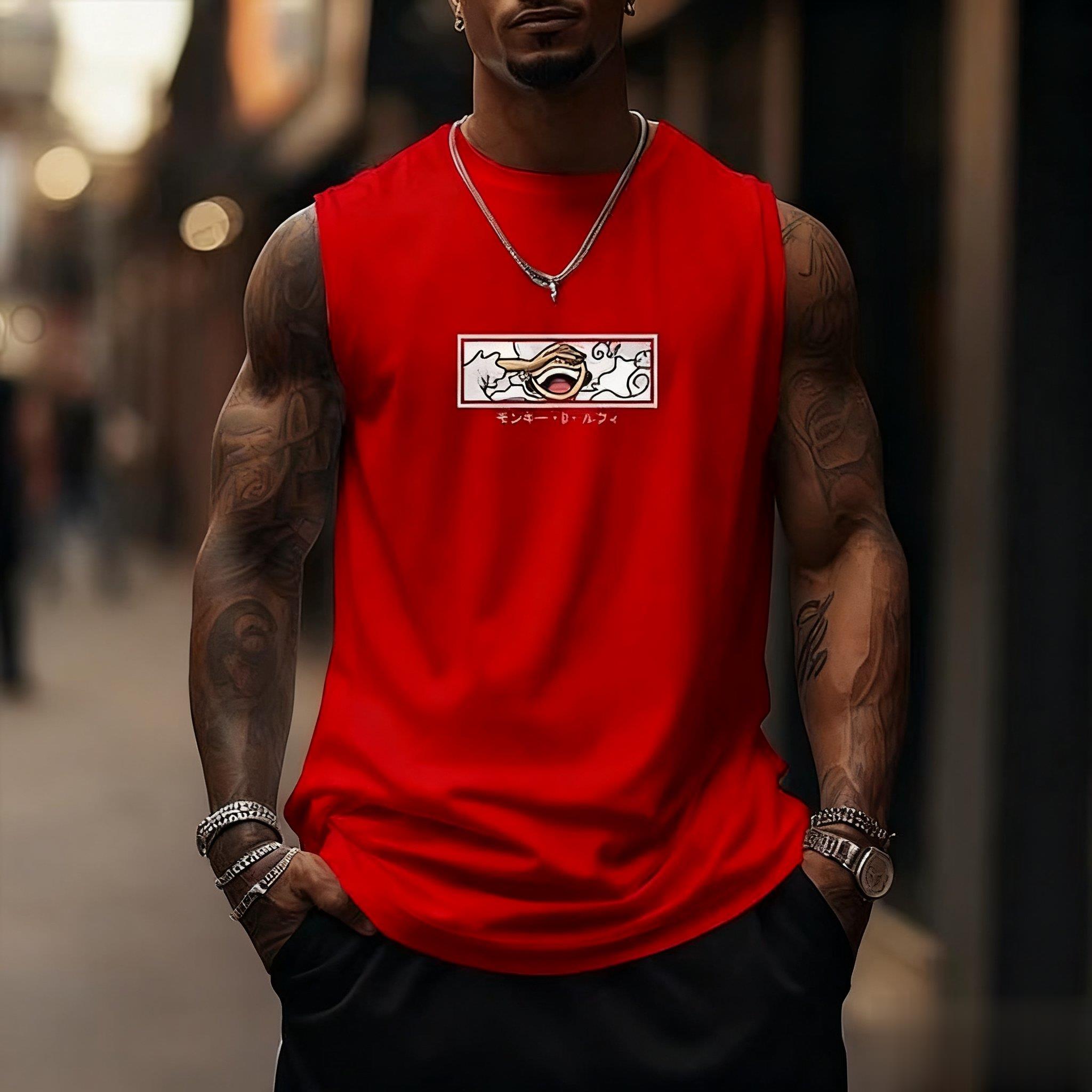 One Piece Luffy Gear 5 Tank To - Good Streetwear Brand review and price