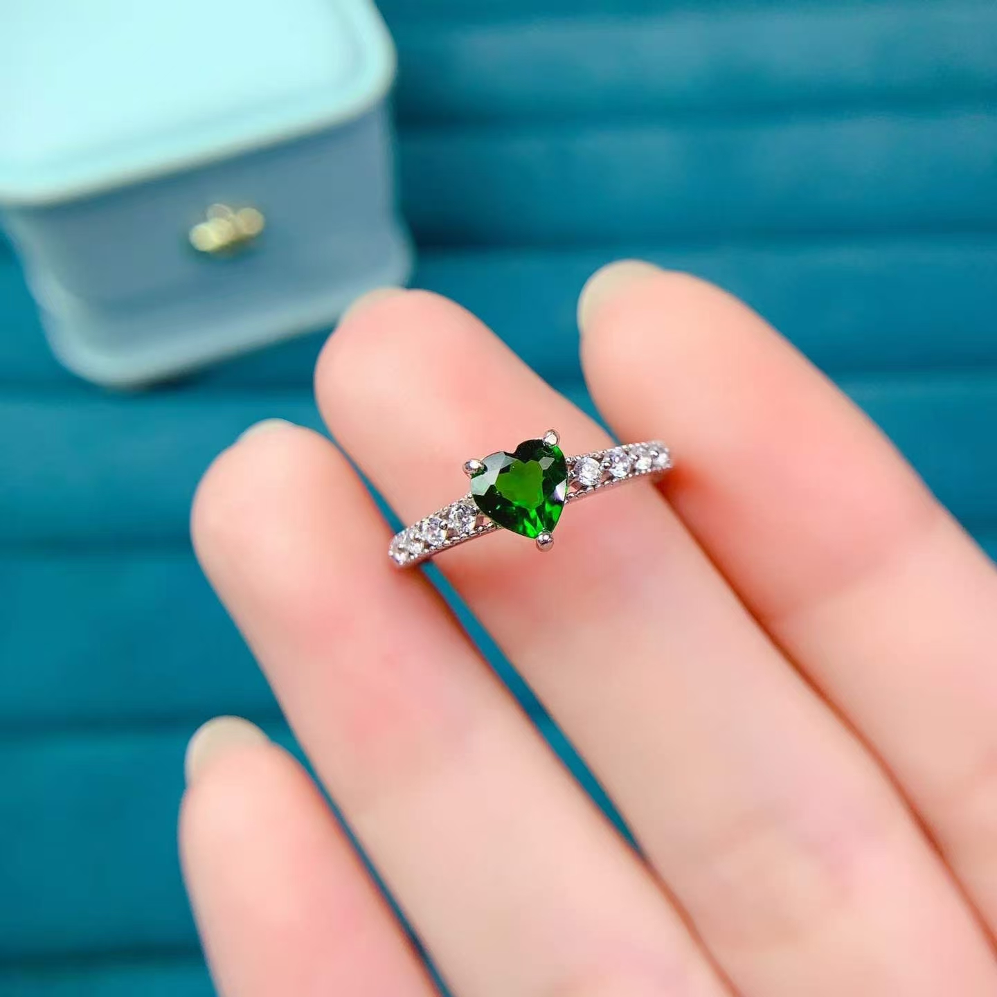 Pure 925 Silver Gemstone Ring  - Chrome Hearts Ring review and price